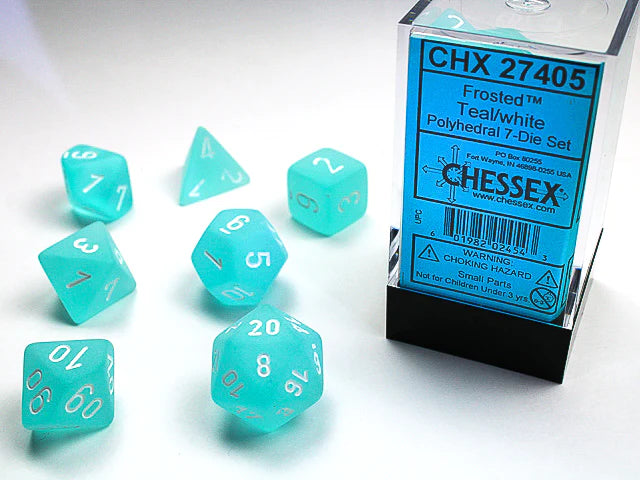 Chessex Frosted Polyhedral 7 Die Set
