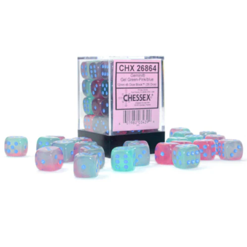 Chessex Gemini D6 36pack Dice