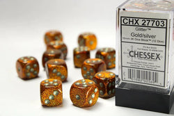 Chessex Glitter D6 12pack Dice