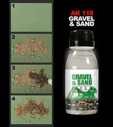 AK Interactive - Weathering Gravel and Sand Fixer 100ml AK118