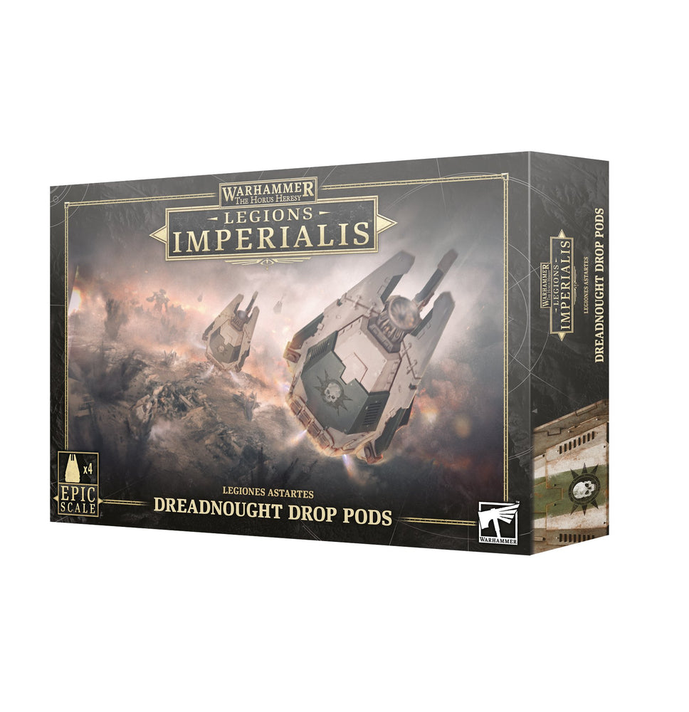 LEGIONS IMPERIALIS: DREADNOUGHT DROP PODS (Preorder Available 2024-05-18)
