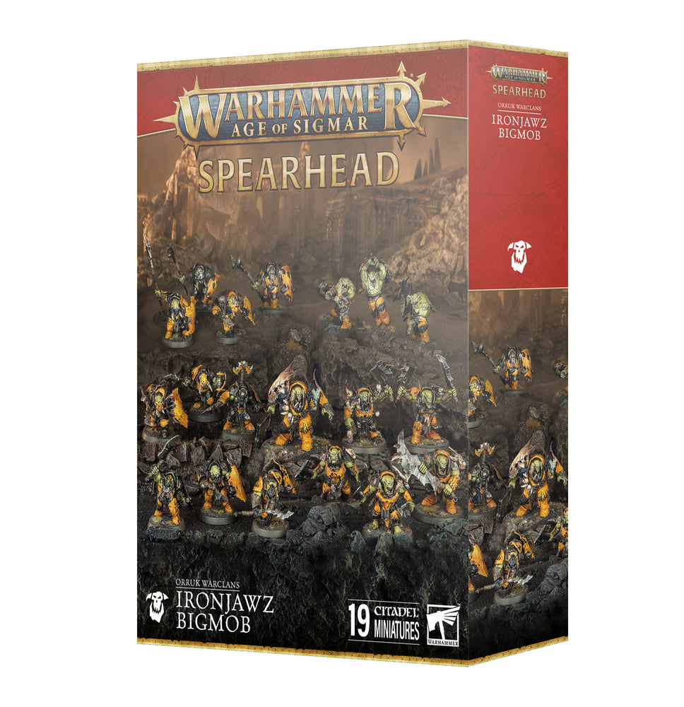 SPEARHEAD:ORRUK WARCLANS IRONJAWZ BIGMOB Preorder (01/18/25)