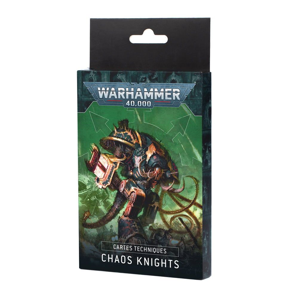 DATASHEET CARDS: CHAOS KNIGHTS (FRENCH)