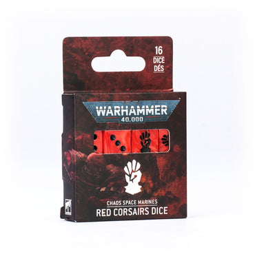 CHAOS SPACE MARINES: RED CORSAIRS DICE Preorder (03/21/26)