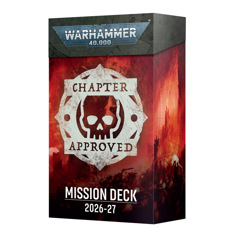WARHAMMER 40K: CHAPTER APPROVED MISSION DECK 2026 Preorder (06/27/26)