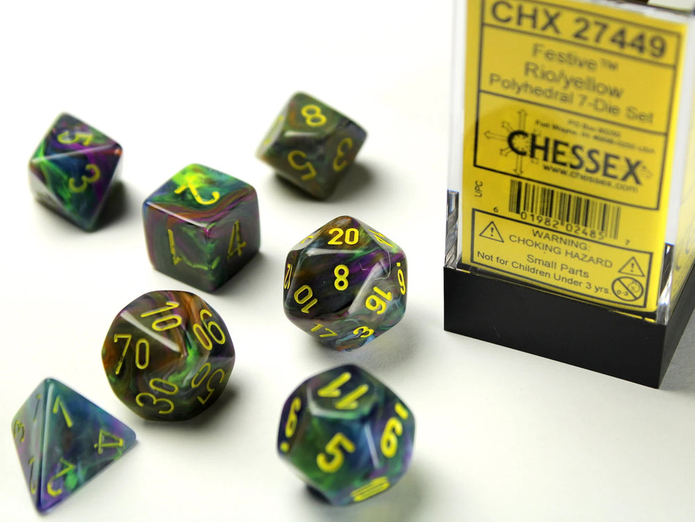Chessex Festive Polyhedral 7 Die Set