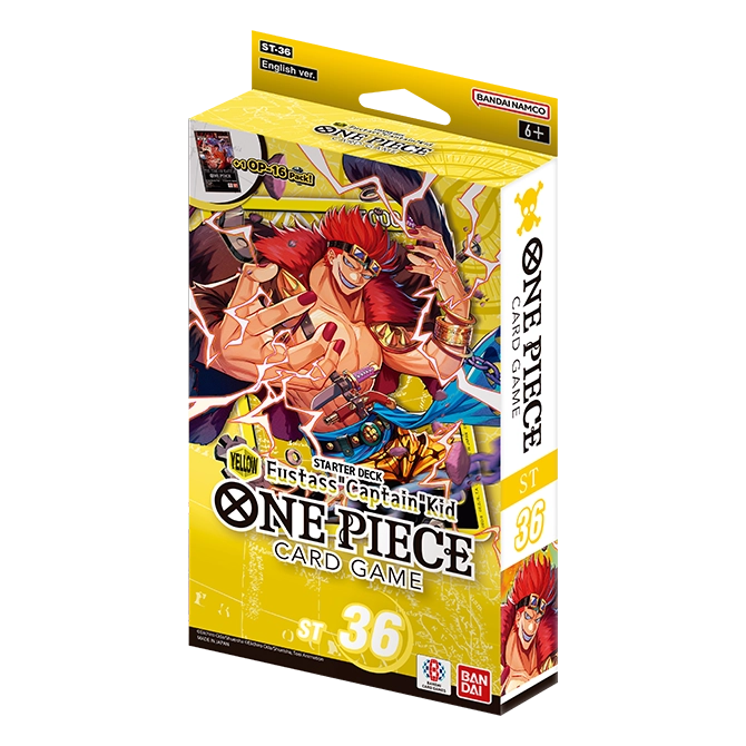One Piece - ST-36 Eustass "Captain" Kid Starter Deck [LIMIT 2 PER CUSTOMER] [PREORDER] (Available July 31st)