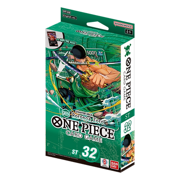 One Piece - ST-32 Roronoa Zoro Starter Deck [LIMIT 2 PER CUSTOMER] [PREORDER] (Available July 31st)