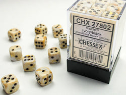 Chessex Marble D6 36pack Dice