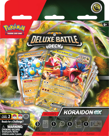 Pokemon Deluxe Battle Decks Koraidon EX and Miraidon EX