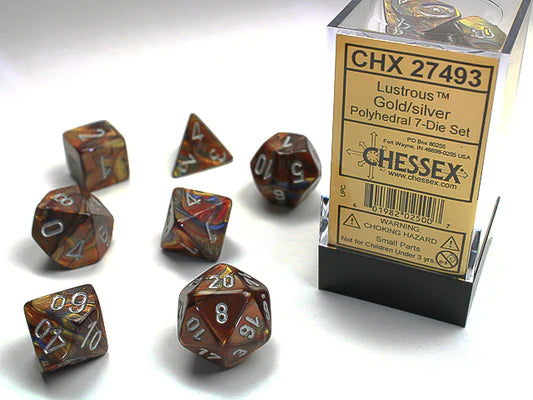 Chessex Lustrous Polyhedral 7 Die Set