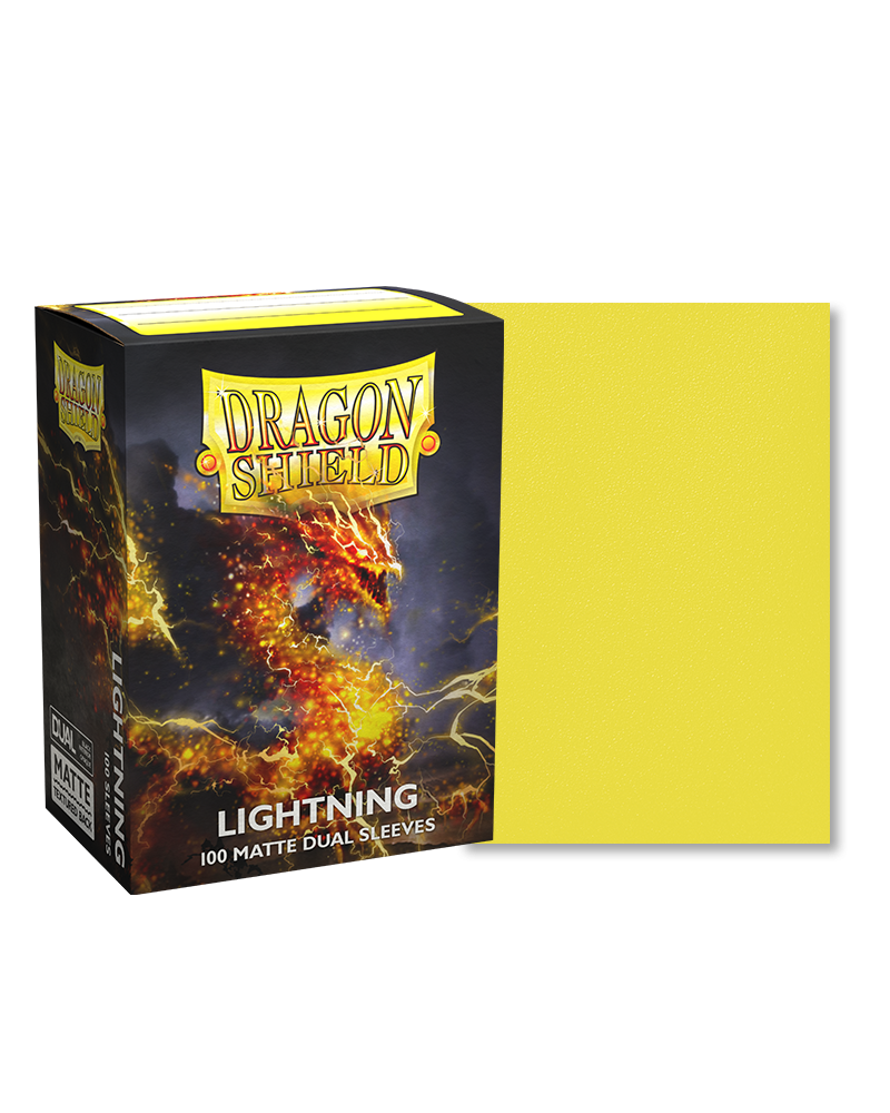 Dragon Shield Matte Dual Sleeve 100ct - Lightning