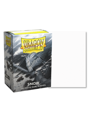 Dragon Shield Matte Dual Sleeve 100ct - Snow