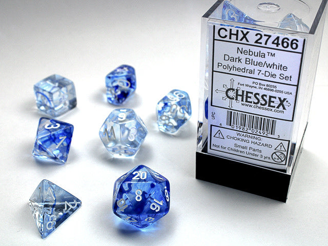 Chessex Nebula Polyhedral 7 Die Set