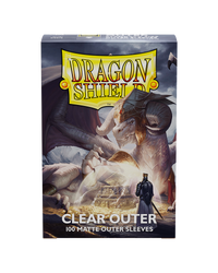 Dragon Shield Outer Sleeve 100ct - Matte Clear