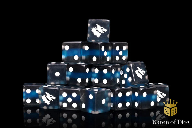 Baron of Dice - Black Ice Dice