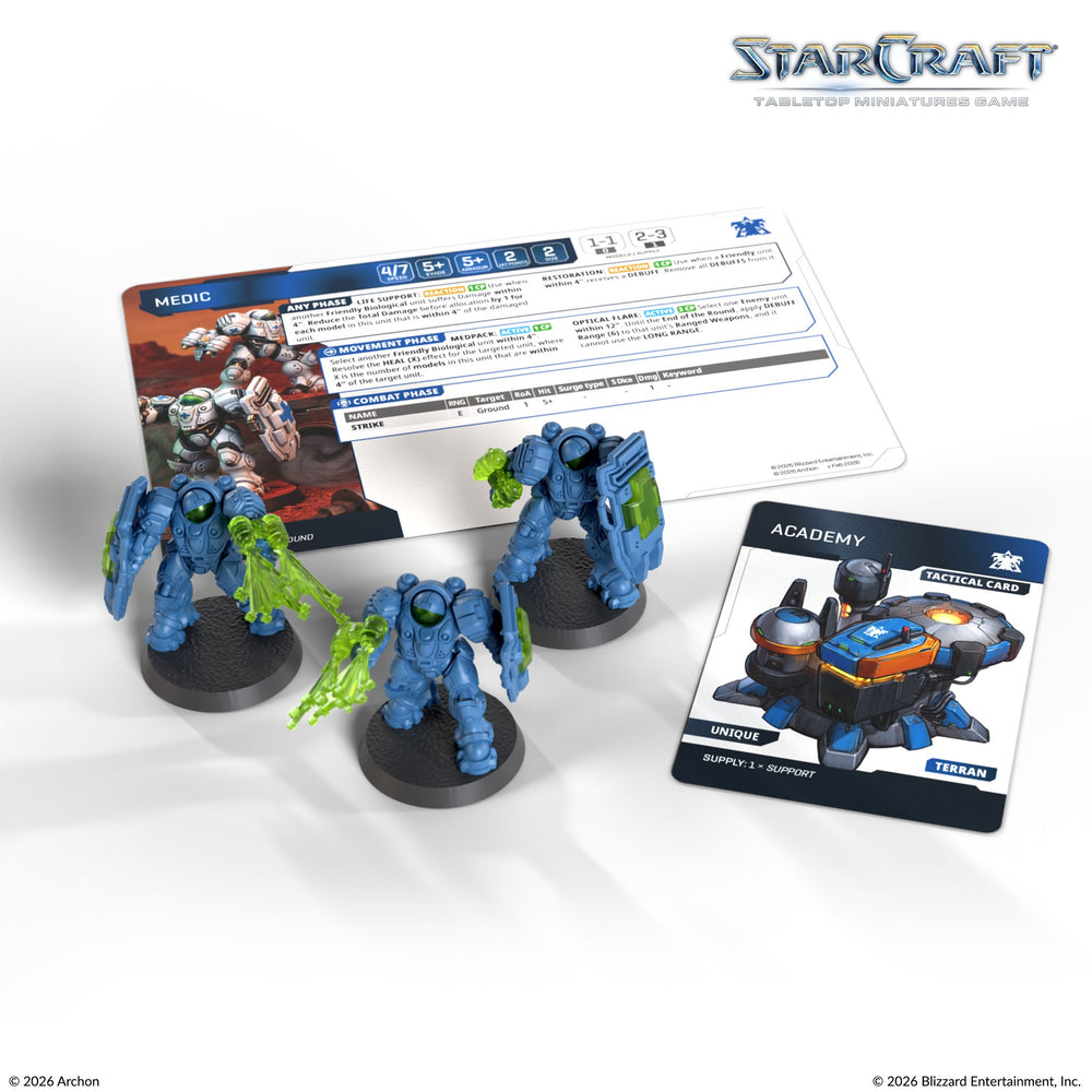 StarCraft: Tabletop Miniatures Game - Terran: Medic Expansion Set