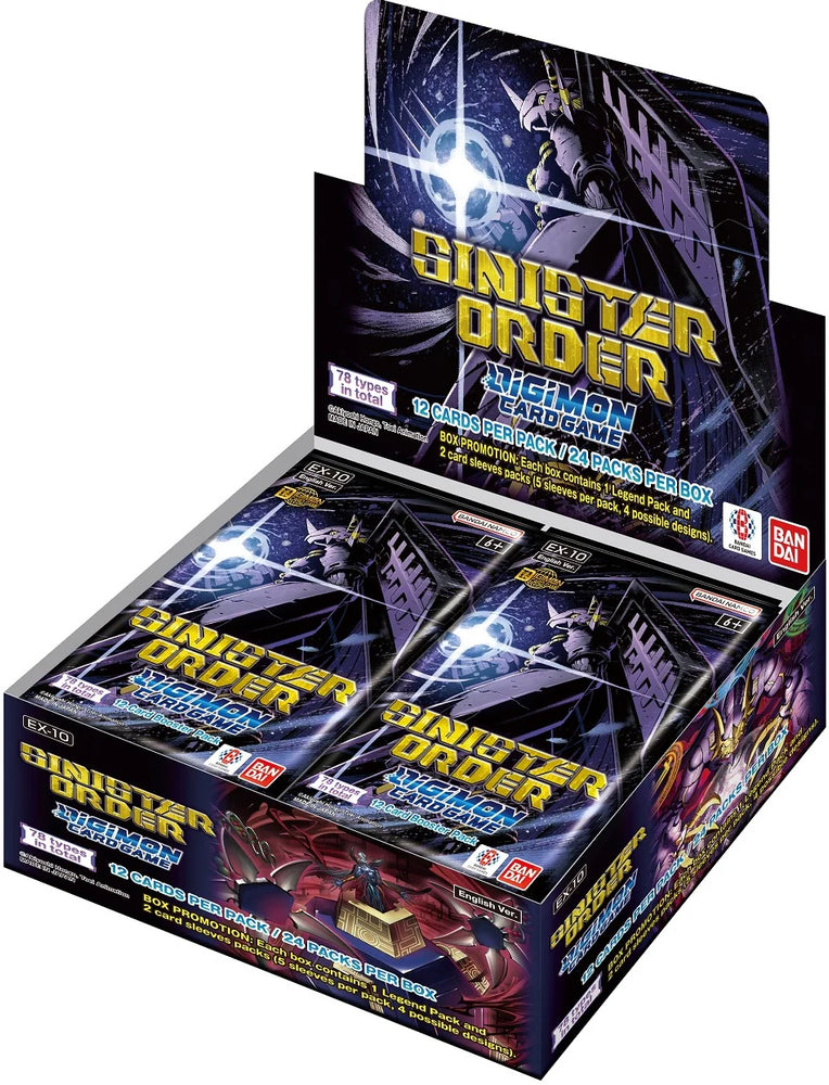 Digimon Sinister Order Extra Booster Box