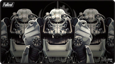 Ultra Pro - Black Stitched Playmat - MTG Fallout Brotherhood of Steel Bethesda