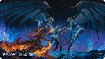 Ultra Pro - Playmat Holofoil - MTG Universes Beyond: Final Fantasy - Bahamut and Ifrit