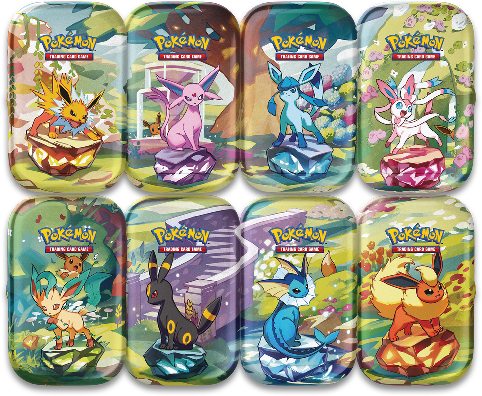 Pokemon Scarlet & Violet Prismatic Evolutions Mini Tin