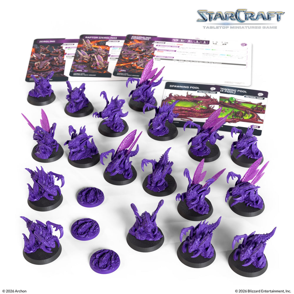 StarCraft: Tabletop Miniatures Game - Zerg: Zergling Expansion Set [PREORDER] (Available August 24th)