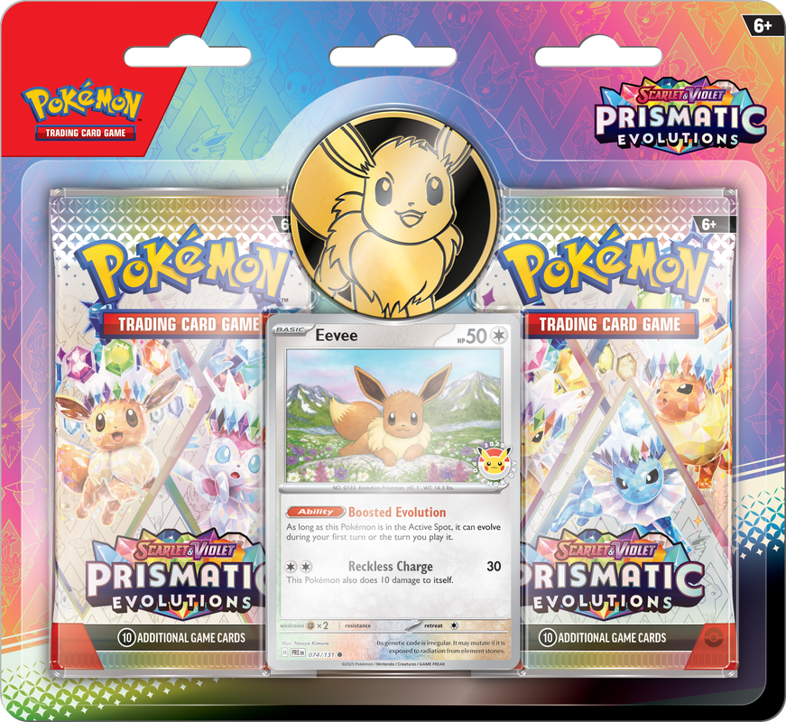 Pokemon Scarlet & Violet Prismatic Evolutions 2 Pack Blister