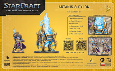 StarCraft: Tabletop Miniatures Game - Protoss: Artanis & Pylon Expansion Set [PREORDER] (Available August 24th)