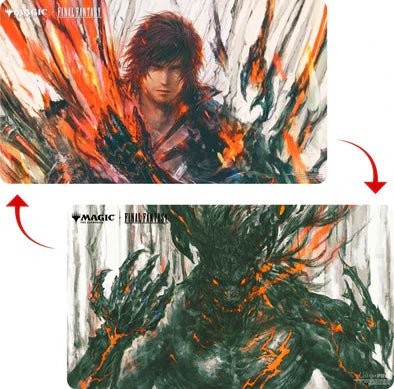Ultra Pro - Playmat Double Sided Premium - MTG Universes Beyond: Final Fantasy - Clive, Ifrit's Dominant