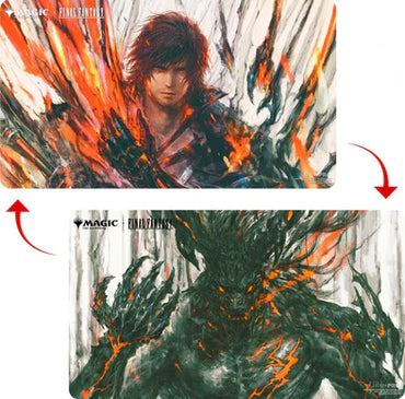 Ultra Pro - Playmat Double Sided Premium - MTG Universes Beyond: Final Fantasy - Clive, Ifrit's Dominant