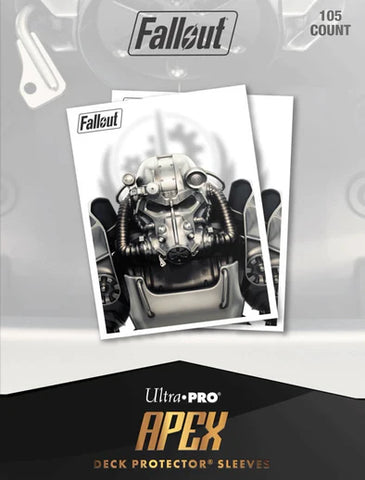 Ultra Pro - Apex Standard Card Sleeves 105ct - MTG Fallout Brotherhood of Steel Bethesda