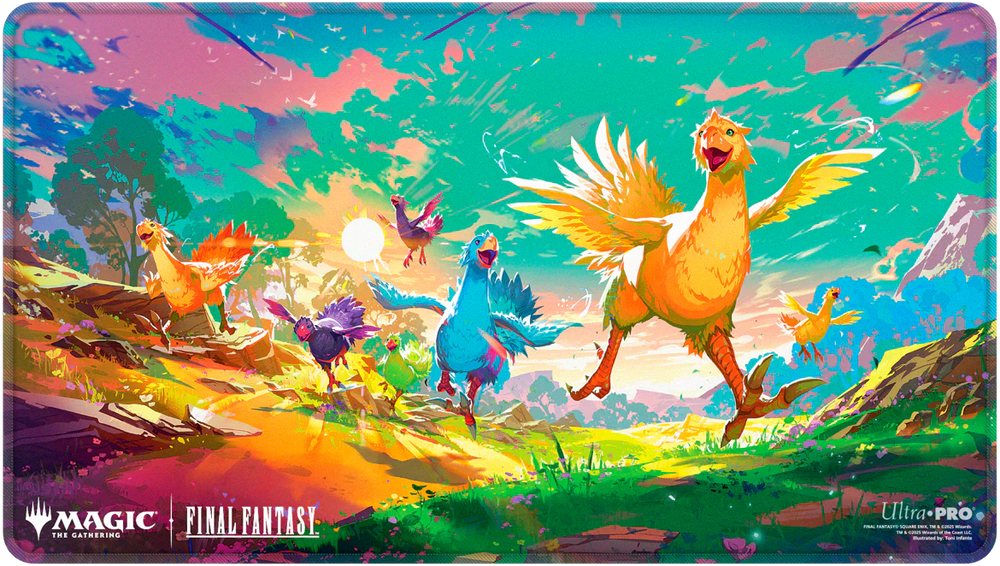 Ultra Pro - Playmat Holofoil - MTG Universes Beyond: Final Fantasy - Running Chocobos