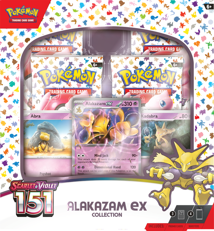 Pokemon Scarlet & Violet 151 Alakazam EX Collection