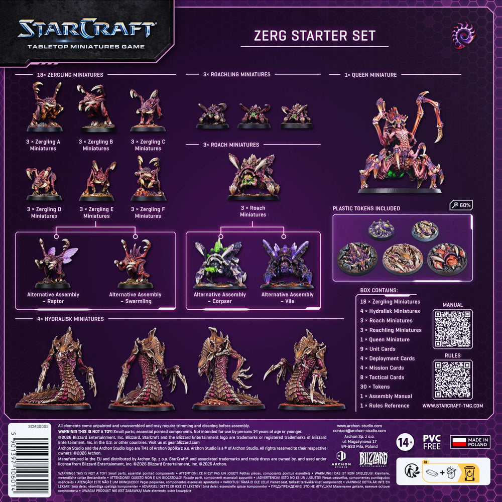 StarCraft: Tabletop Miniatures Game - Zerg Starter Set