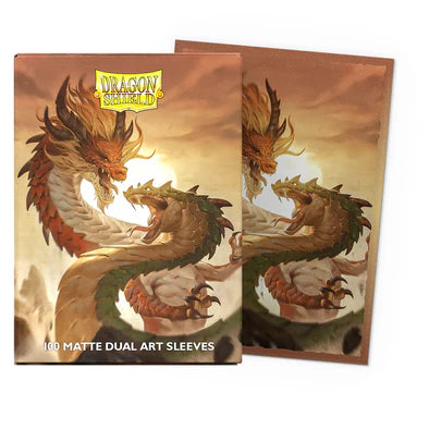 Dragon Shield Art Matte Dual Sleeve 100ct - Wood Snake 2025