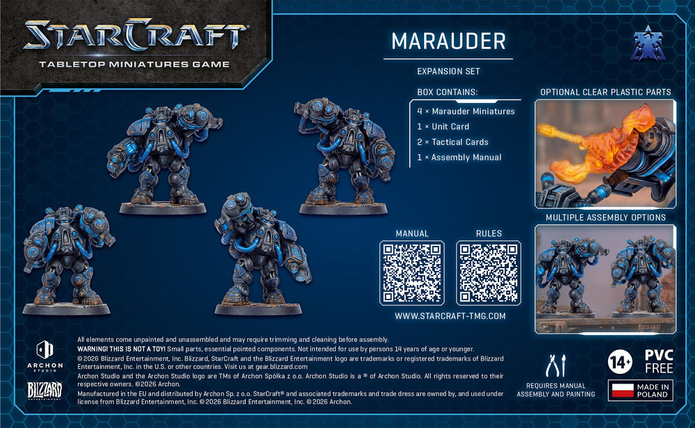 StarCraft: Tabletop Miniatures Game - Terran: Marauder Expansion Set [PREORDER] (Available August 24th)