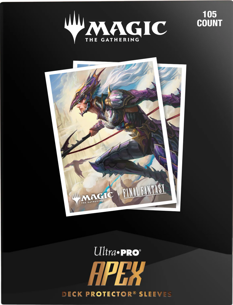 Ultra Pro - Apex Standard Card Sleeves 105ct - MTG Universes Beyond: Final Fantasy - Kain, Traitorous Dragoon