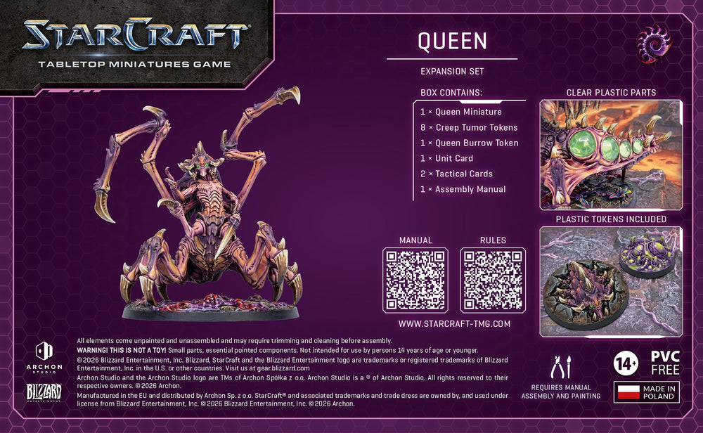 StarCraft: Tabletop Miniatures Game - Zerg: Queen Expansion Set [PREORDER] (Available August 24th)