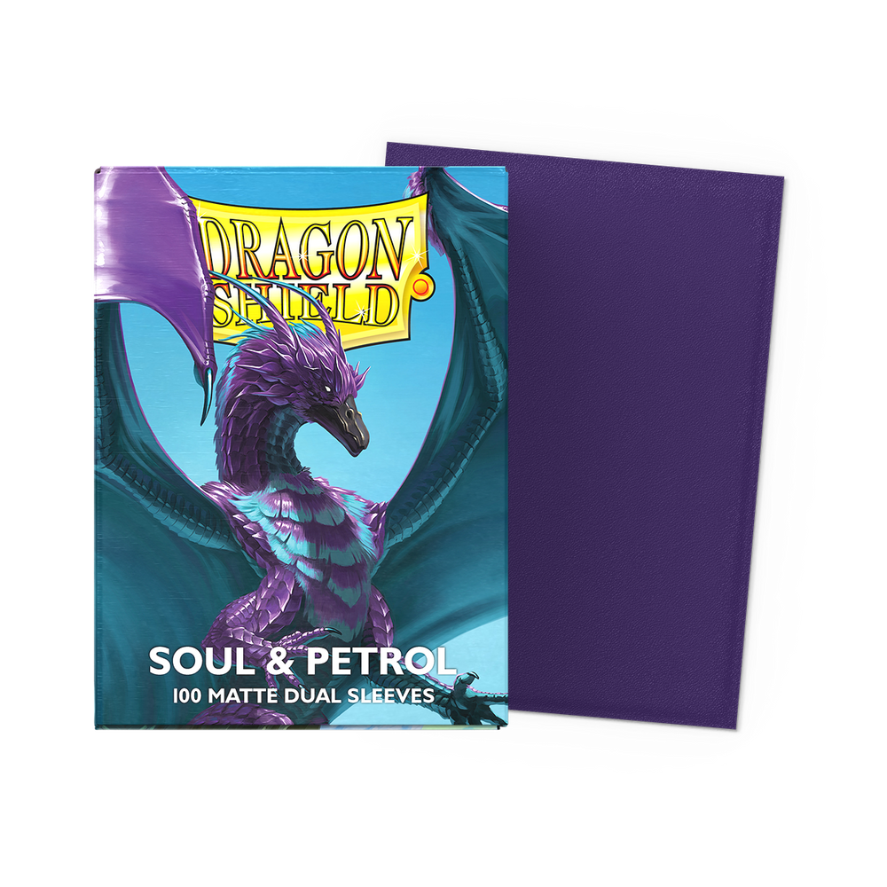 Dragon Shield Matte Dual Sleeve 100ct - Soul & Petrol