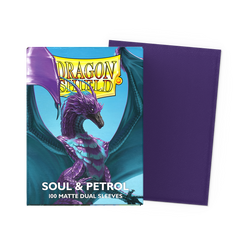 Dragon Shield Matte Dual Sleeve 100ct - Soul & Petrol