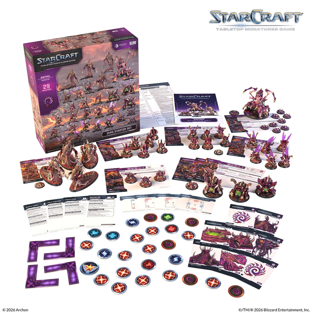 StarCraft: Tabletop Miniatures Game - Zerg Starter Set