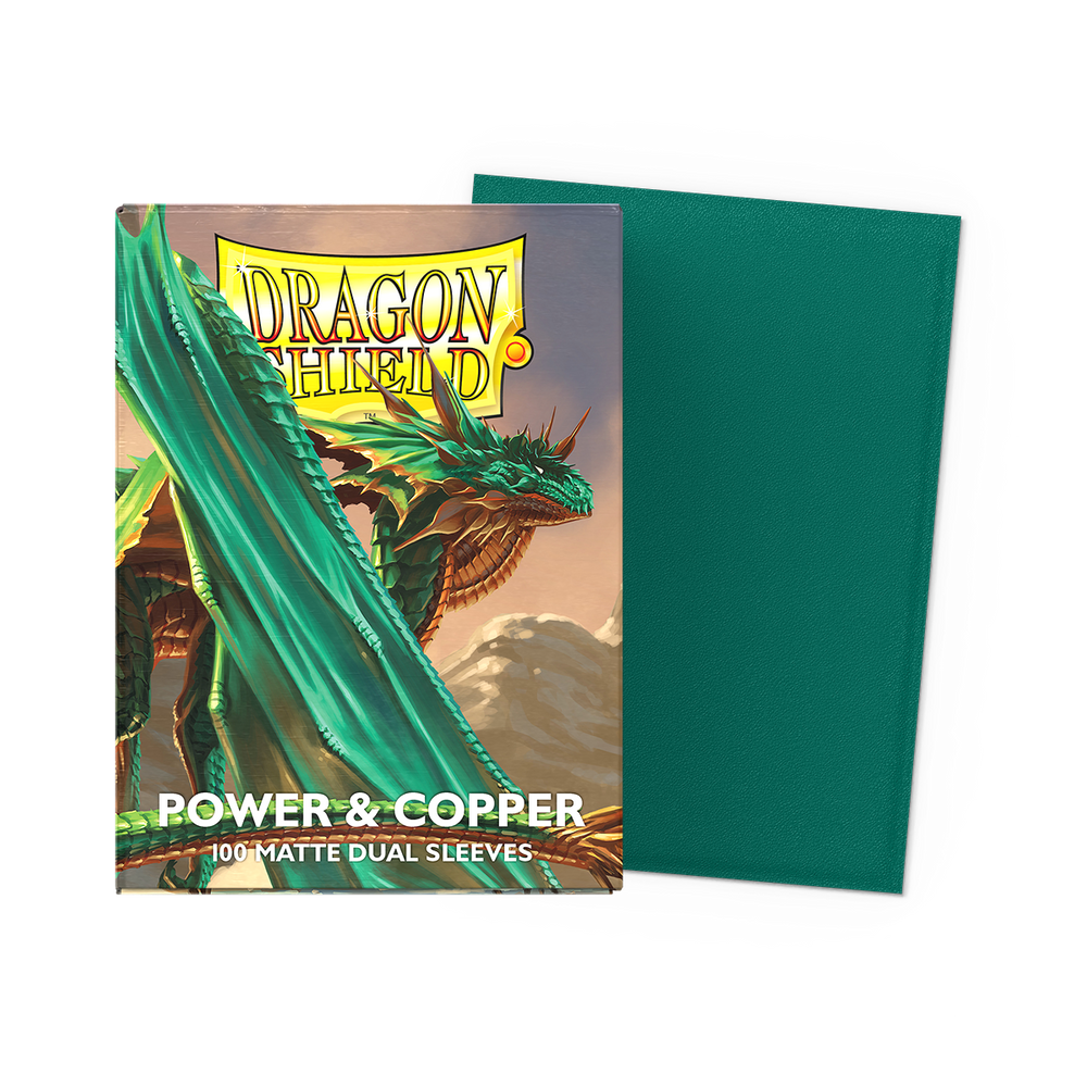 Dragon Shield Matte Dual Sleeve 100ct - Power & Copper
