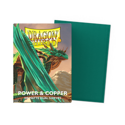 Dragon Shield Matte Dual Sleeve 100ct - Power & Copper