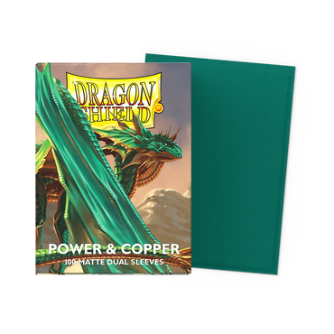 Dragon Shield Matte Dual Sleeve 100ct - Power & Copper