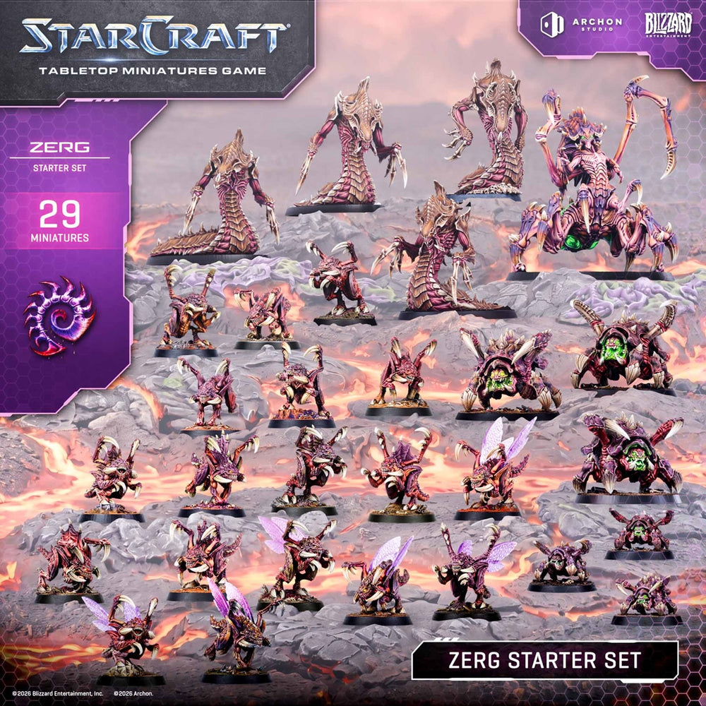 StarCraft: Tabletop Miniatures Game - Zerg Starter Set