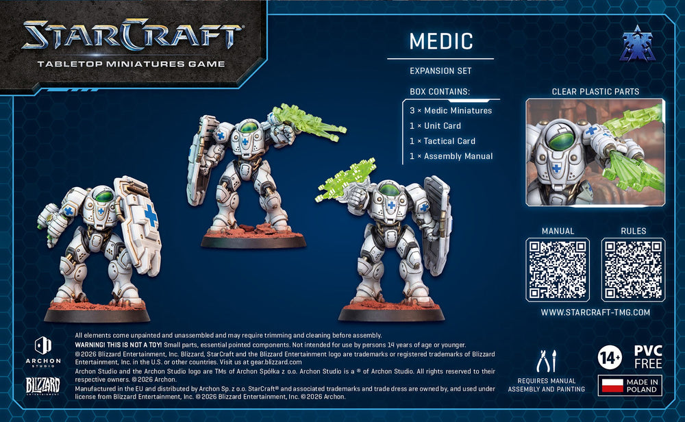StarCraft: Tabletop Miniatures Game - Terran: Medic Expansion Set
