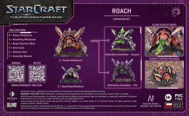 StarCraft: Tabletop Miniatures Game - Zerg: Roach Expansion Set [PREORDER] (Available August 24th)