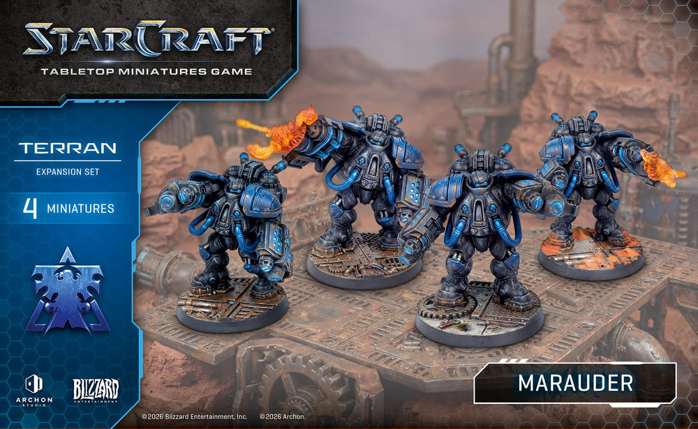 StarCraft: Tabletop Miniatures Game - Terran: Marauder Expansion Set [PREORDER] (Available August 24th)