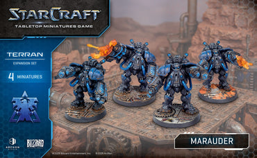 StarCraft: Tabletop Miniatures Game - Terran: Marauder Expansion Set [PREORDER] (Available August 24th)