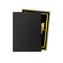 Dragon Shield Matte Dual Sleeve 100ct - Black & Gold